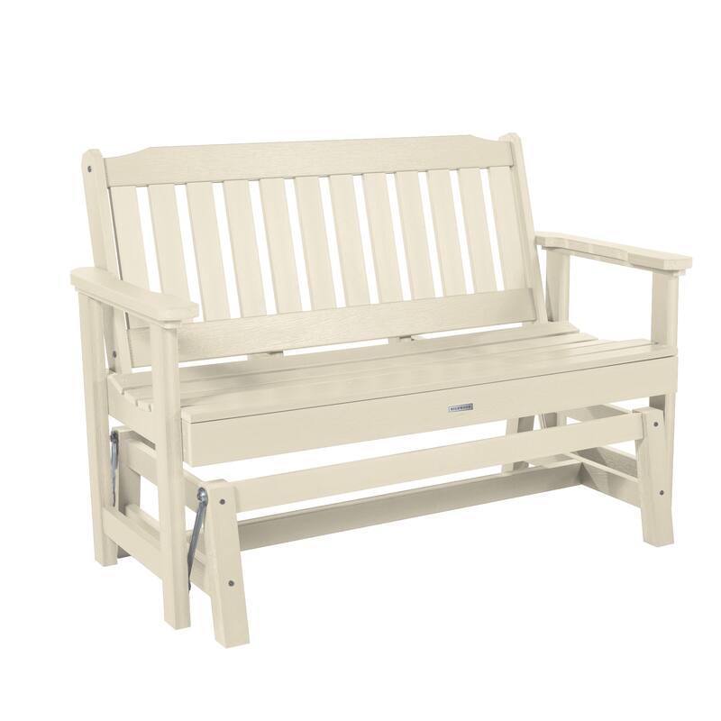 HIGHWOOD Lehigh Garden Glider Bench - Whitewash