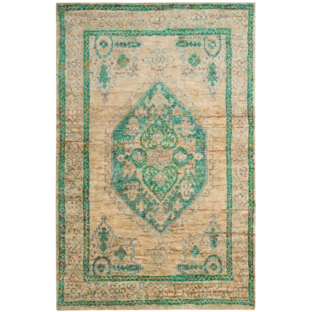 SAFAVIEH Hand-knotted Tangier Gullan Modern Wool Rug