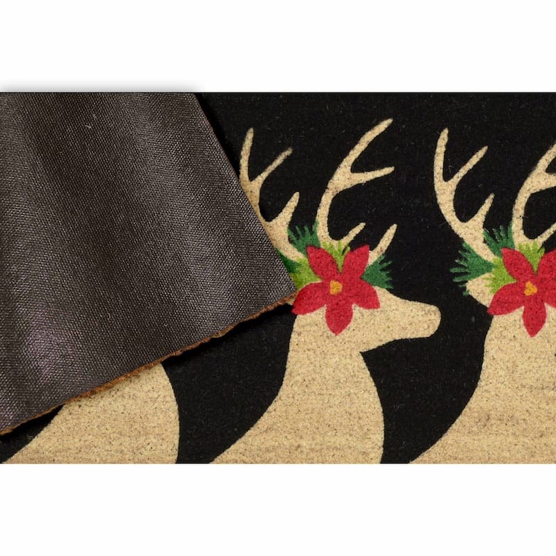 Liora Manne Holiday Antlers Rug (1'6" x 2'6") - 1'6" x 2'6"