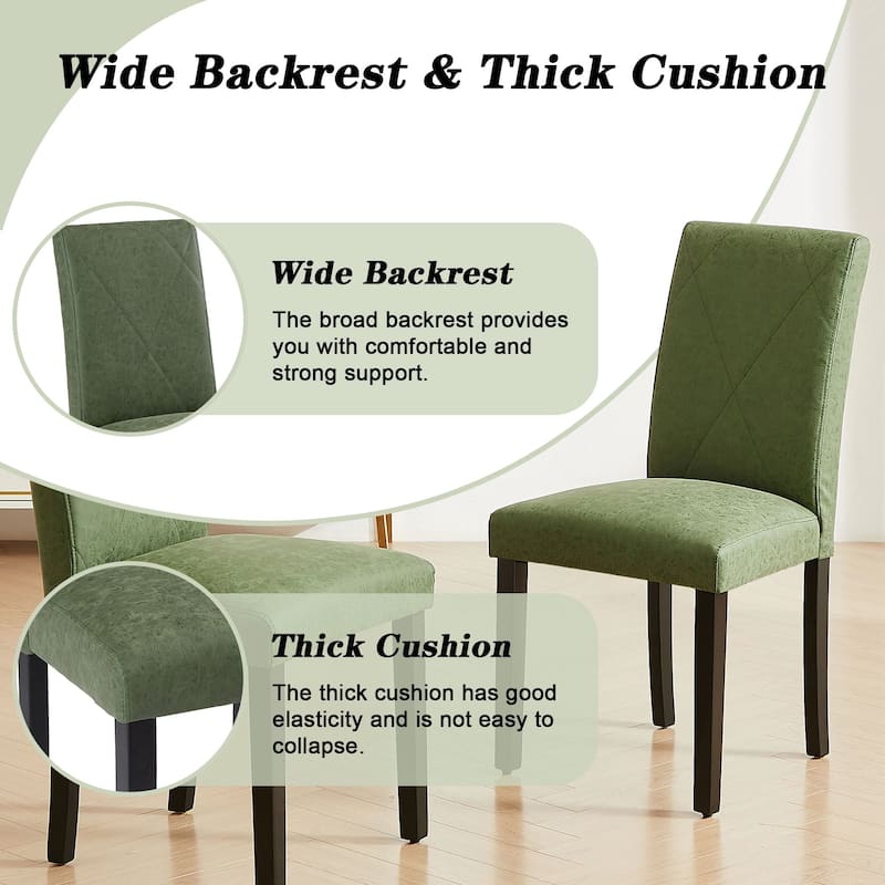 Javlergo Dining Chairs Set of 2/4/6, Upholstered Kitchen Chairs Dining Room Side Chair with Padded Seat Back