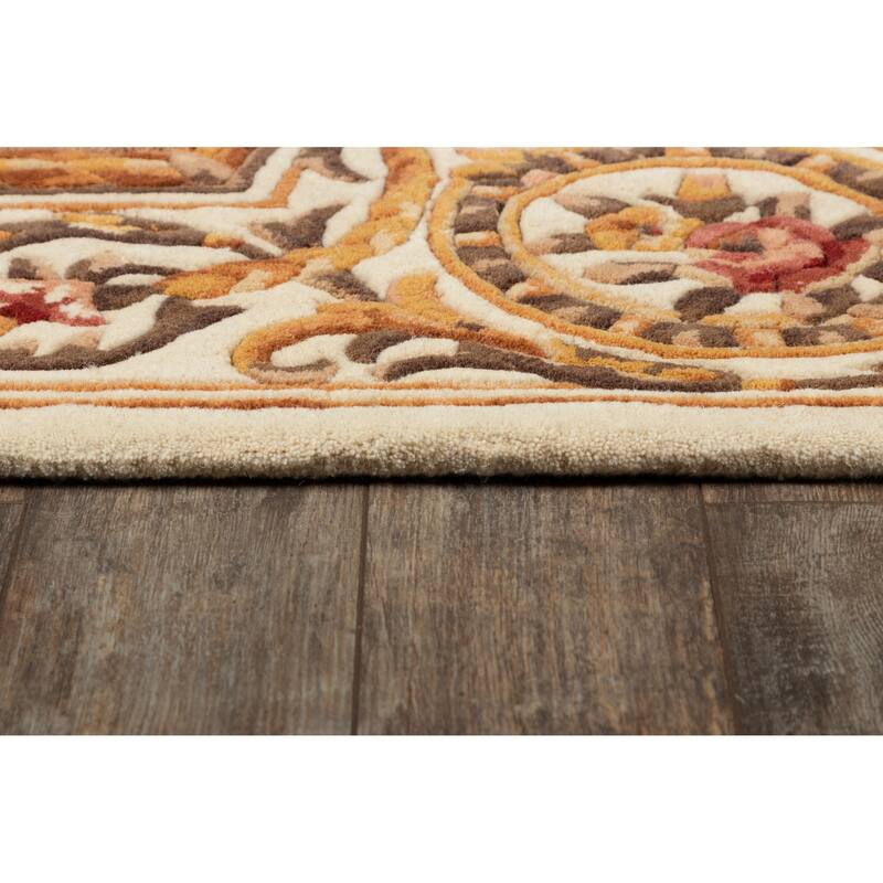 Momeni Harmony Hand Tufted Wool Traditional Floral Area Rug