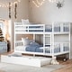 preview thumbnail 27 of 35, Full over Full Bunk Bed with Twin Size Trundle and Ladder