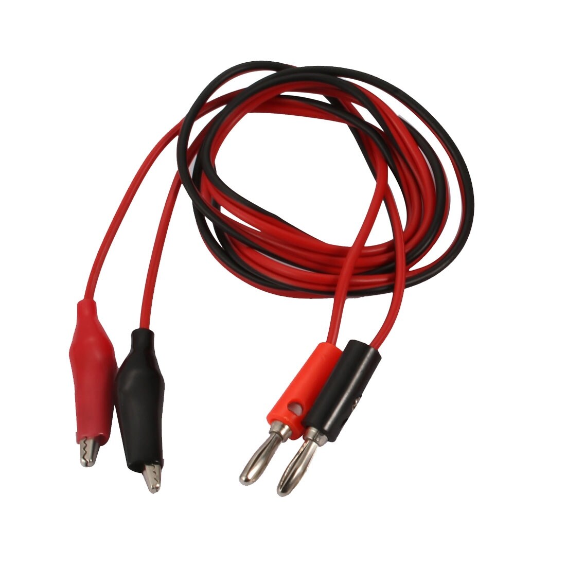 4 Pairs Alligator to Banana Connector Cable Jumper Wire Test Wires