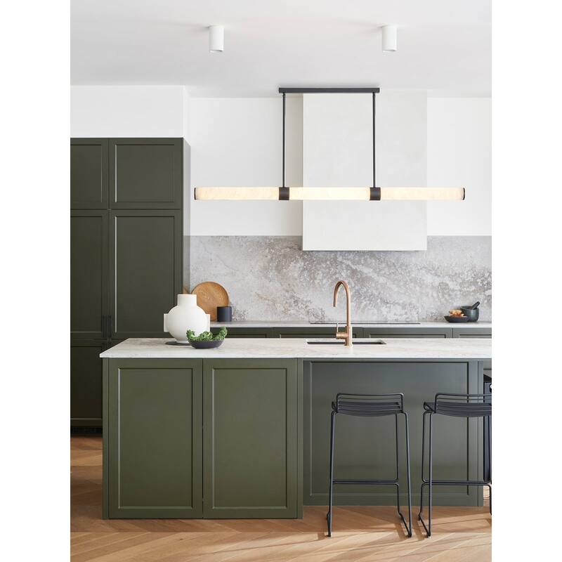 Beacon Lighting Luella LED Pendant with Spanish Alabaster Shade