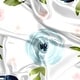 preview thumbnail 2 of 4, Sweet Jojo Designs Blush Pink Blue Boho Floral Girl Satin Fitted Crib Sheet Navy Grey Bohemian Farmhouse Shabby Chic Watercolor
