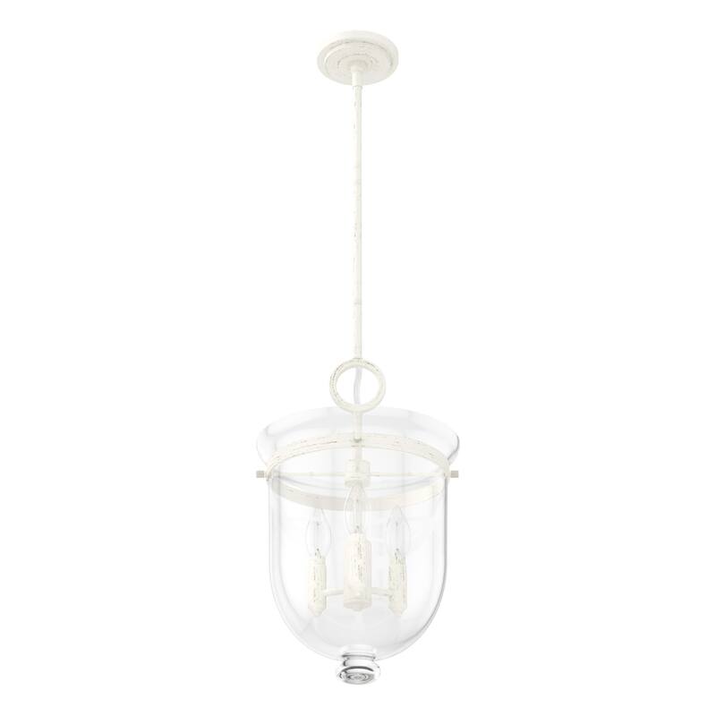 Hunter Belltown 11" 3-Light Pendant - Kitchen Island, Dining Room, Bedroom, Entry - Transitional
