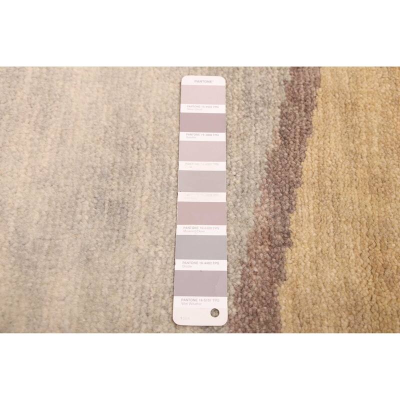 ECARPETGALLERY Hand-knotted Peshawar Ziegler Grey Wool Rug - 4'11 x 6'11