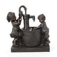 preview thumbnail 2 of 9, Schramling Outdoor Outdoor Children at Water Pump Fountain by Christopher Knight Home
