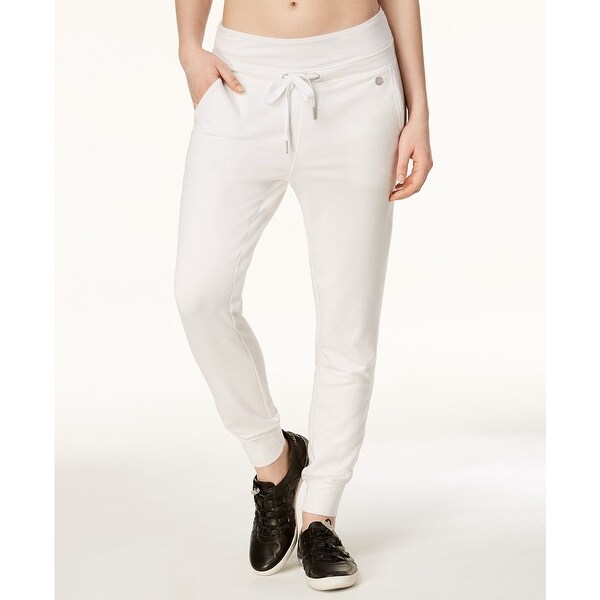 white skinny joggers womens