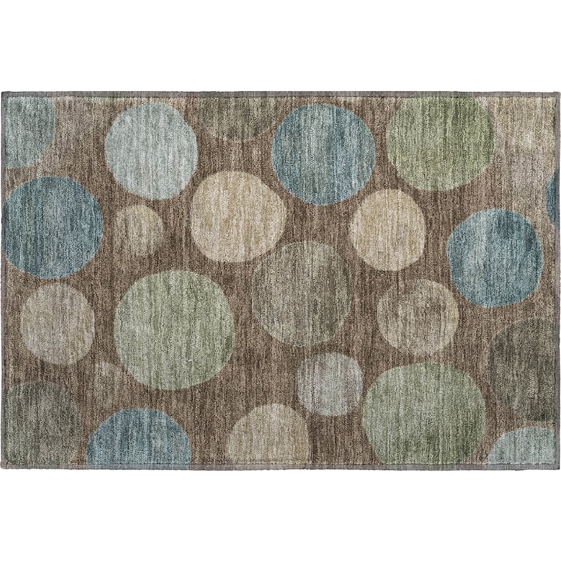 Premium Washable Super Soft Modern Bubbles Mayfield Rug