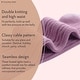 preview thumbnail 2 of 4, CozyWay Cable Knit Cotton Leggings, 3 pair, white/gray/pink