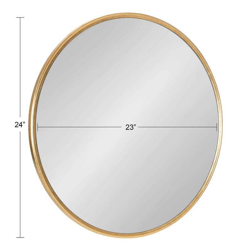 Kate and Laurel Caskill Round Framed Wall Mirror
