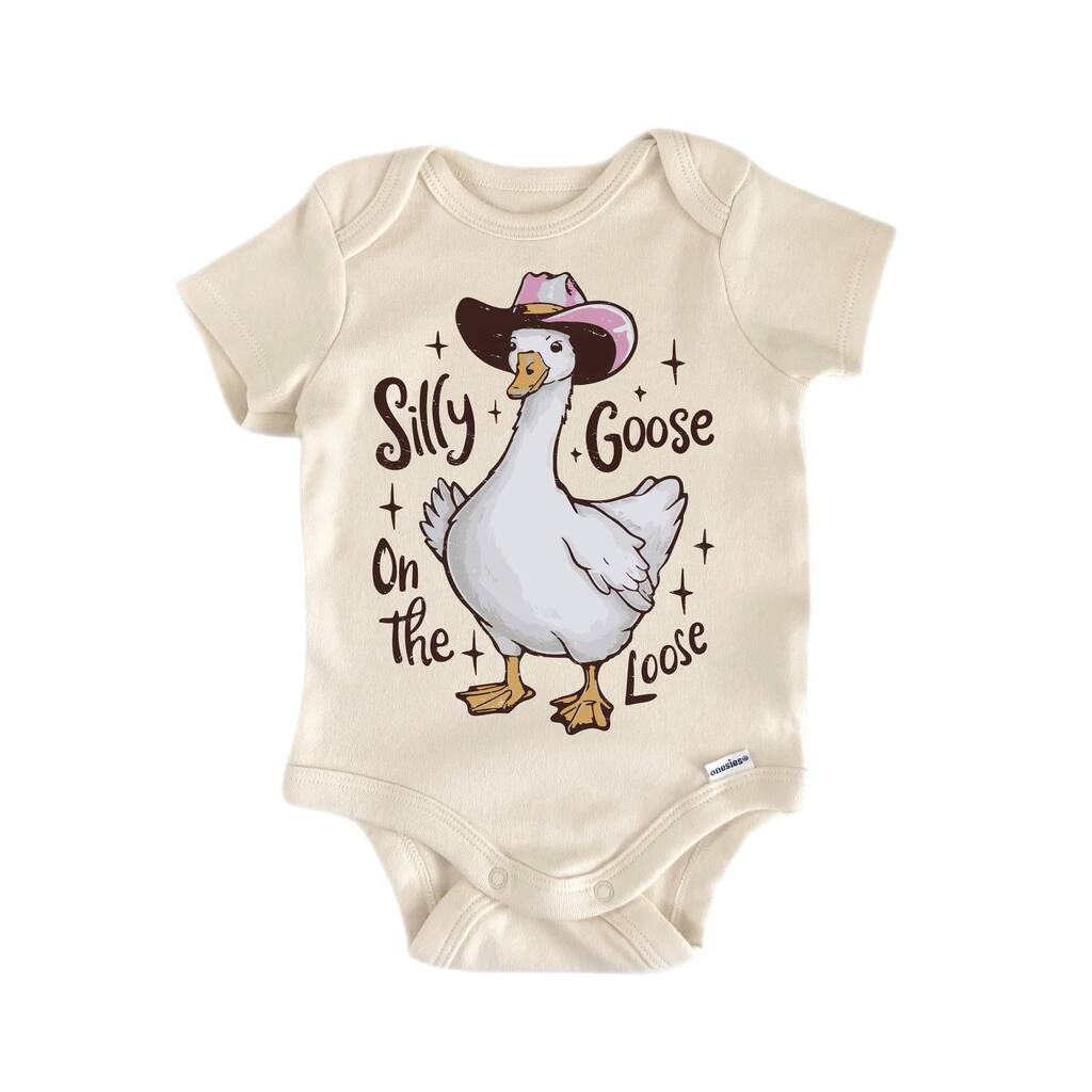 Silly Goose 1 - Baby Boy Girl Clothes Infant Bodysuit Funny Cute Newborn