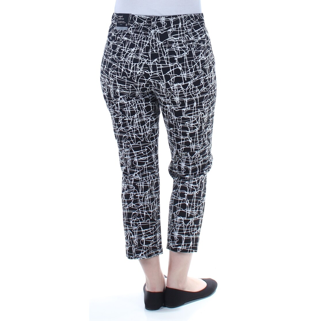 Shop Womens Black Lines Wear To Work Pants Size 6 Overstock