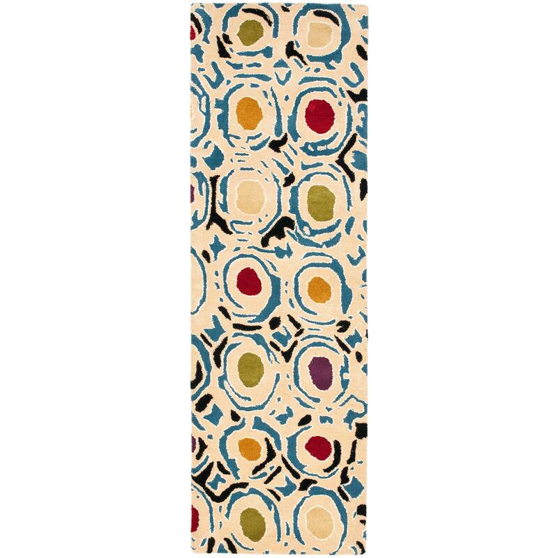 SAFAVIEH Handmade Soho Mariana Dots N.Z. Wool Rug