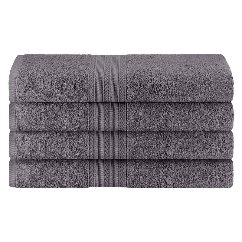 Eco-Friendly Sustainable Cotton Bath Towel by Superior (Set of 4)