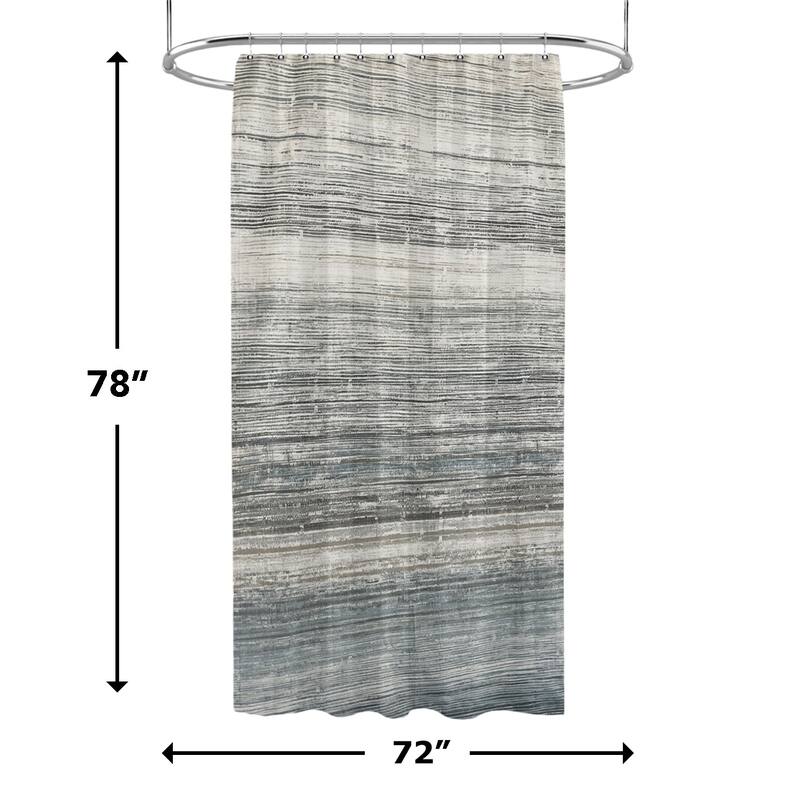 Nomad 100% Polyester Shower Curtain