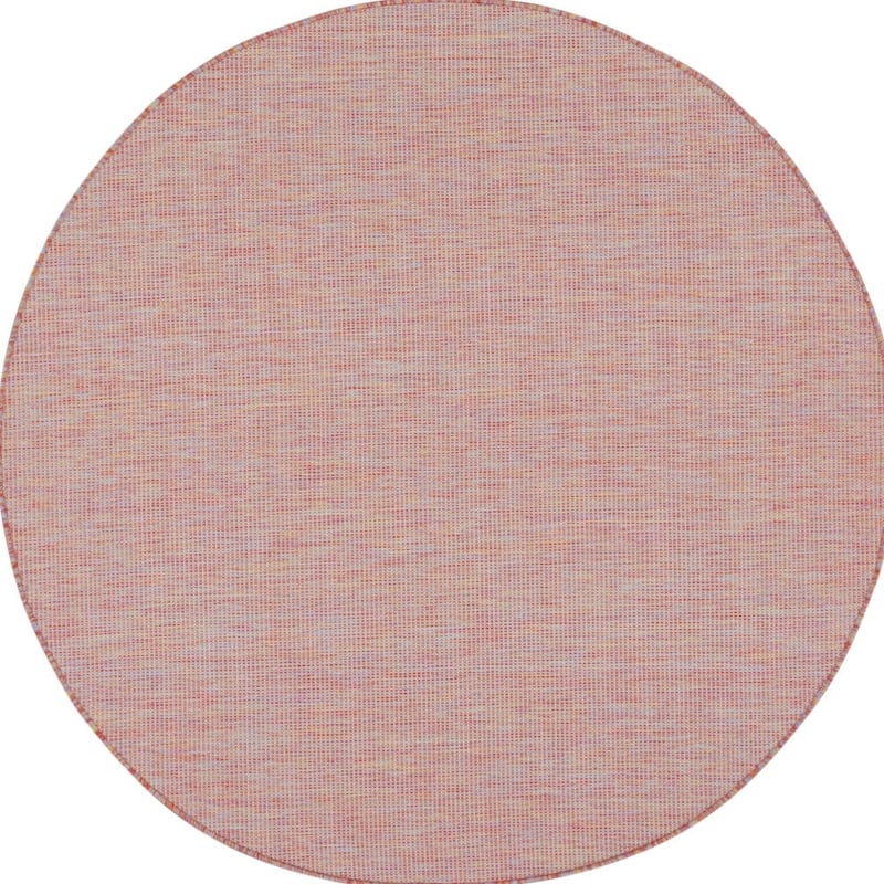 HomeRoots Contemporary Round Outdoor Rug - 6' Round