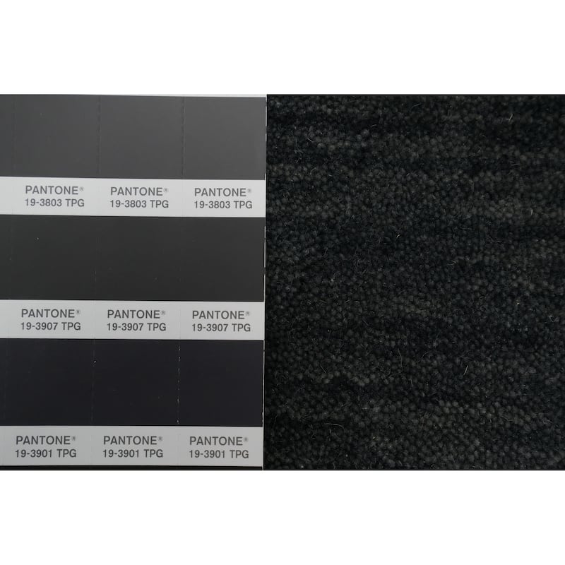 Hand Knotted Oriental 100% Wool Carpet Tribal Animal Pictorial Greys & Charcoal Gabbeh Runner Rug - 8' 7'' X 2' 8''