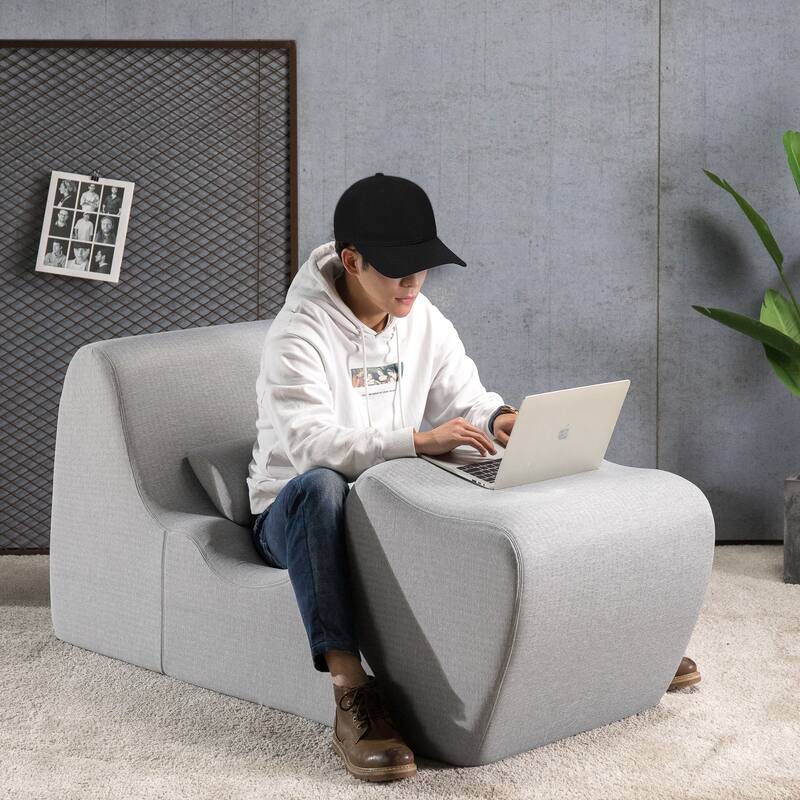Priage by ZINUS Zero Gravity Herringbone Foam Chaise Lounger
