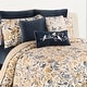 preview thumbnail 1 of 7, Natural Home Cotton Quilt Set - Reversible and Machine Washable Grey - 3 Piece - King