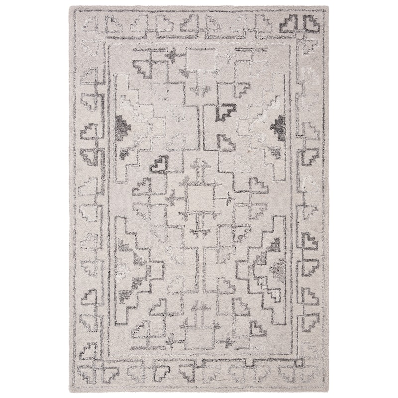 SAFAVIEH Handmade Abstract Siska Modern Wool Rug