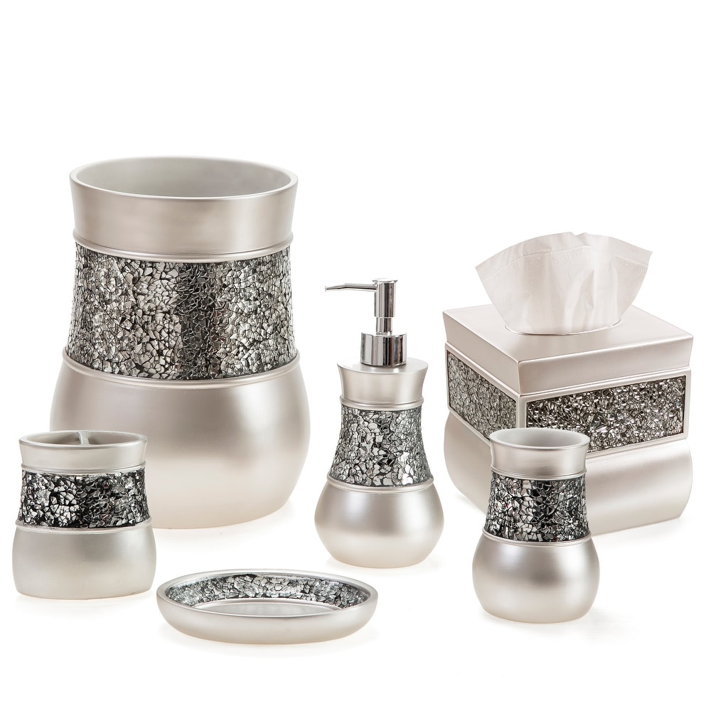 Modern Bathroom Accessory Set Silver Bathroom Accessories Hardware