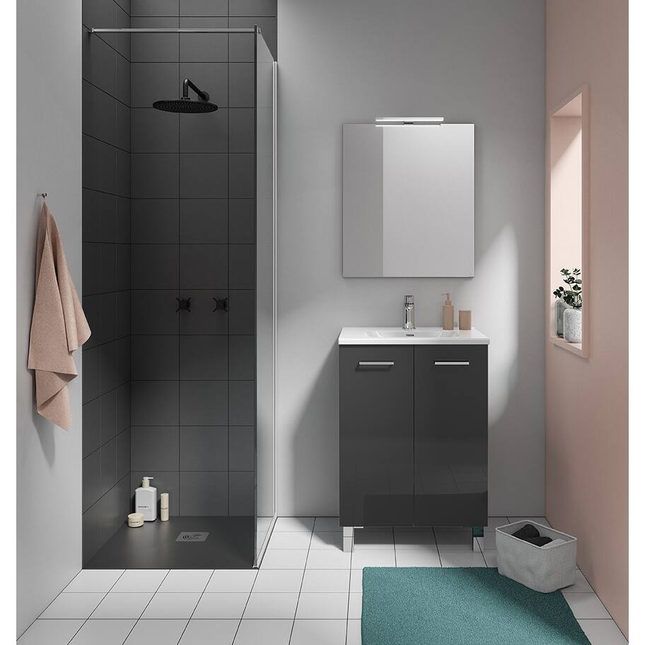 UNIT 24" SAPHIR 2D ANTHRACITE with Royal Ceramic Top