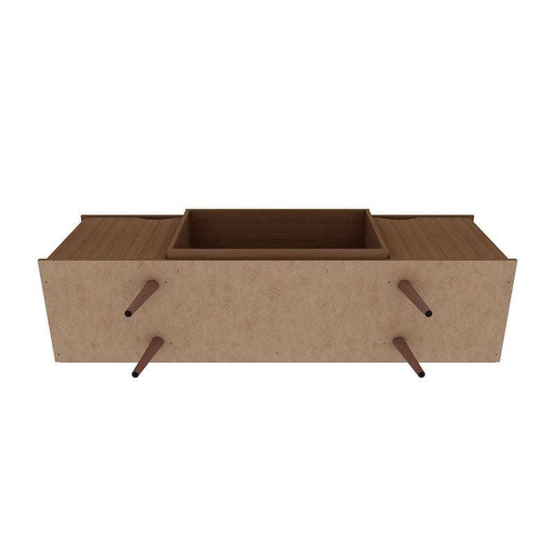 Hampton Mid Century Modern Wood 62.99 In. Media Cabinet Console