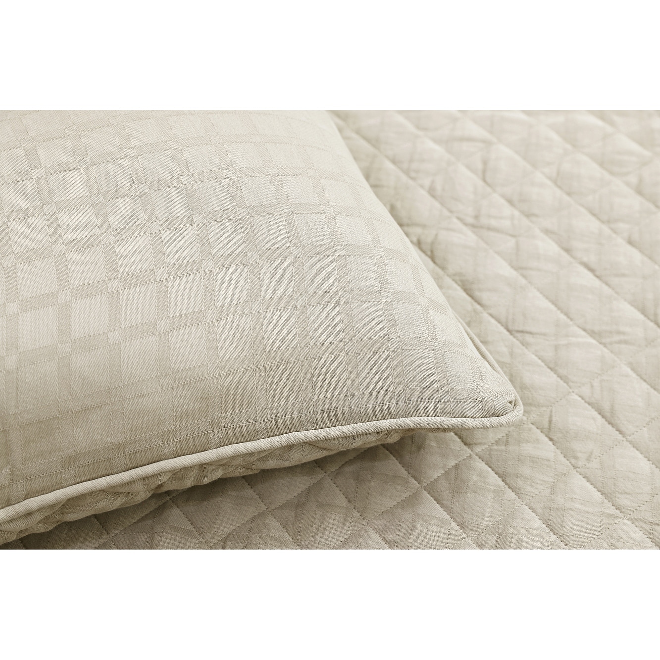  Trina Turk Dream Weaver 100% Cotton Quilted Coverlet Set -  Lightweight Breathable All Season Bedding Set, King, White : Home & Kitchen