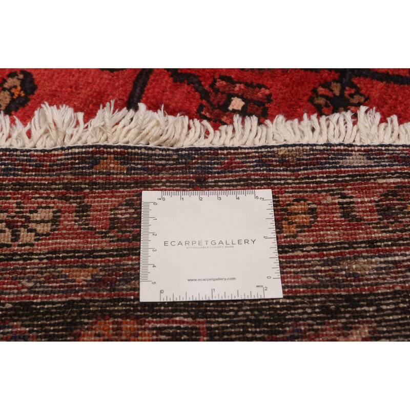 ECARPETGALLERY Hand-knotted Anadol Red Wool Rug - 3'4 x 10'1