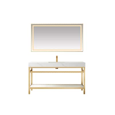 Miseno MV702560 Funes 60" Free Standing Single Basin Vanity Set with
