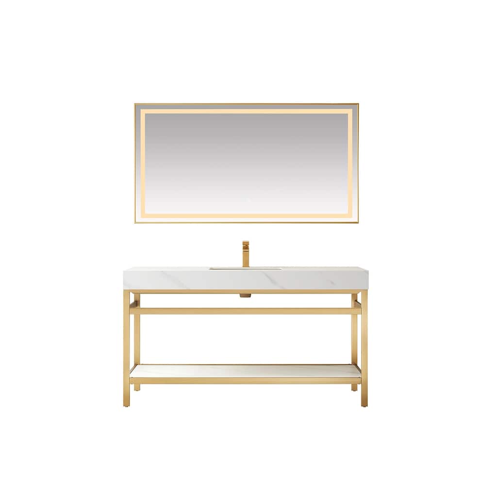 Miseno MV702560 Funes 60" Free Standing Single Basin Vanity Set with