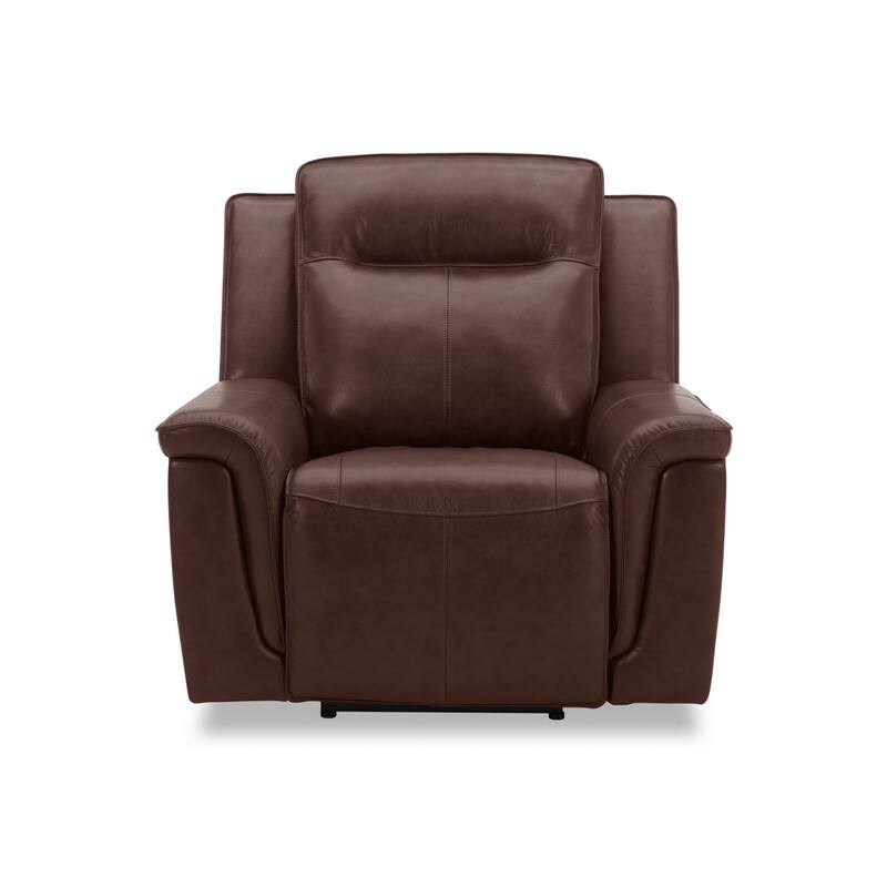 Liberty Furniture Avery Power Recliner for Living Room Cognac Leather