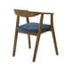 preview thumbnail 72 of 90, Set of 2/4/6 - Santana Mid-Century Modern Upholstered Wood Dining Chairs