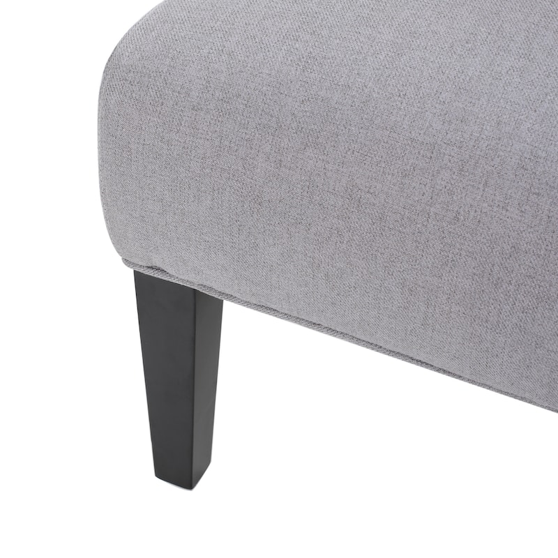 Christopher Knight Home Kassi Modern Fabric Slipper Chair - 22.50" L x 29.50" W x 32.00" H