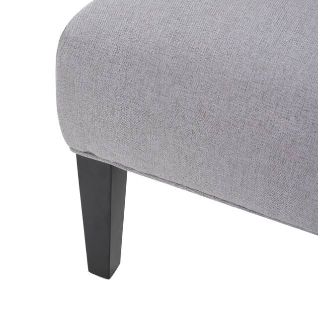 Kassi Contemporary Fabric Slipper Accent Chair by Christopher Knight Home - 22.50" L x 29.50" W x 32.00" H