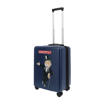 Hasbro Monopoly Ful 22.5" carry-on luggage