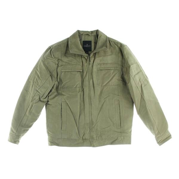 Shop London Fog Mens Coat Winter Microsuede Overstock 12747084