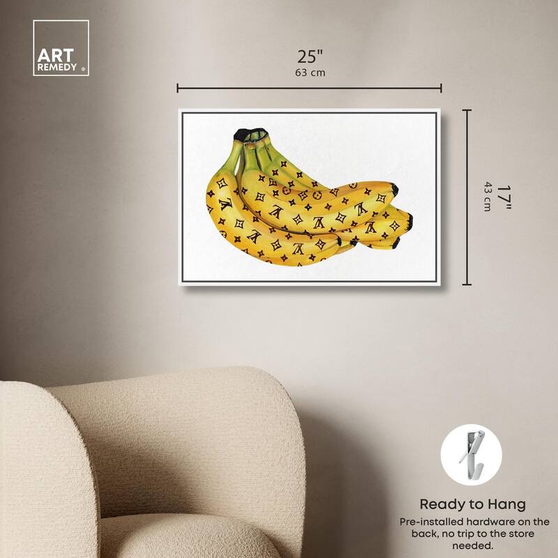 Fashion Bananas III Canvas by Art Remedy