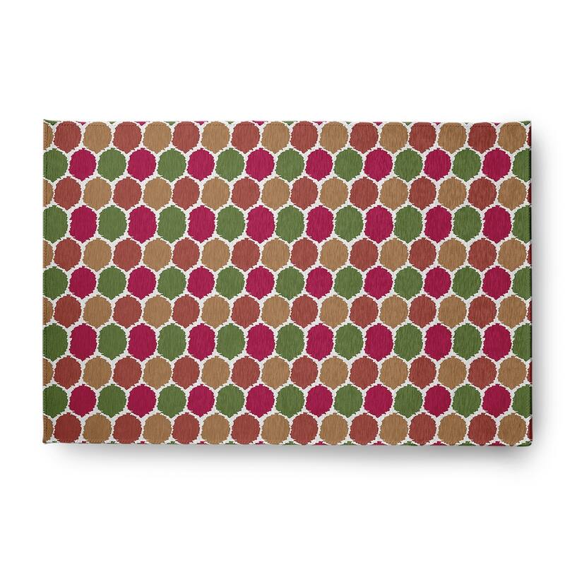 Geometric Rug - Burnt Orange - 3' x 5'