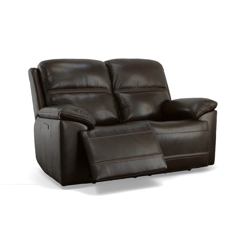 Jackson Power Reclining Loveseat with Power Headrests by Flexsteel - 66" x 42" x 41"