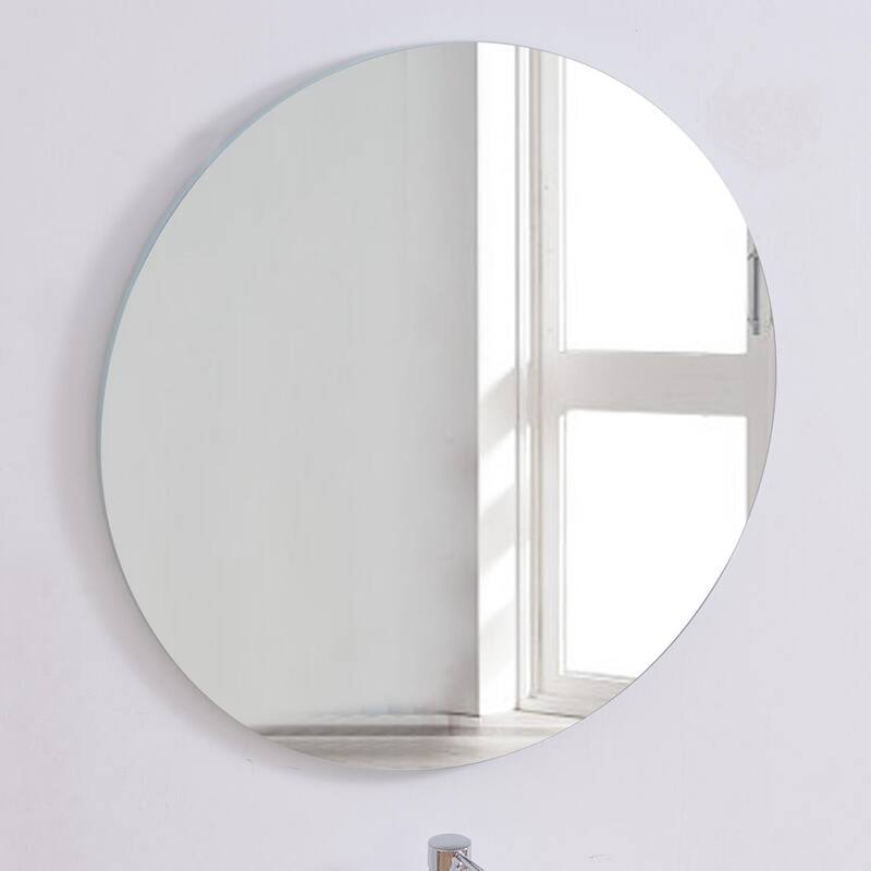 80cm Bathroom Mirror, Round Mirror, Wall Mount - 31.5