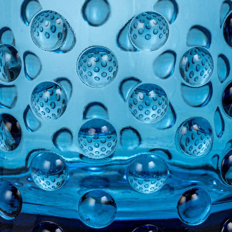 Hobnail Drinking Glass - 3.3"L x 3.3"W x 4.0"H