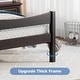 preview thumbnail 8 of 8, Gymax Twin Size Platform Bed Frame Foundation w/Headboard &Wood Slat - Espresso
