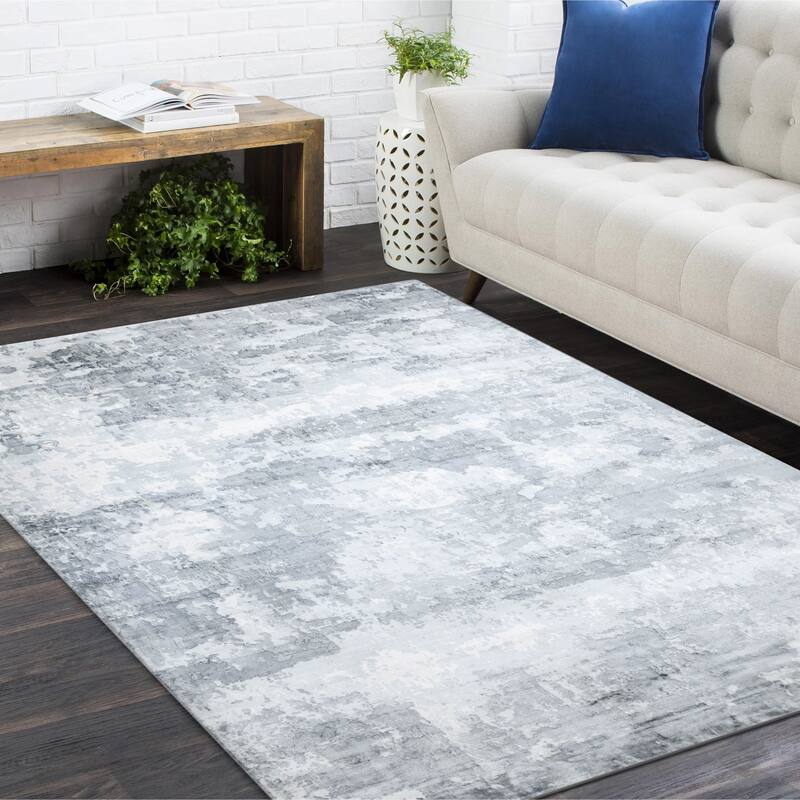 Overton Handmade Modern Contemporary Abstract Area Rug