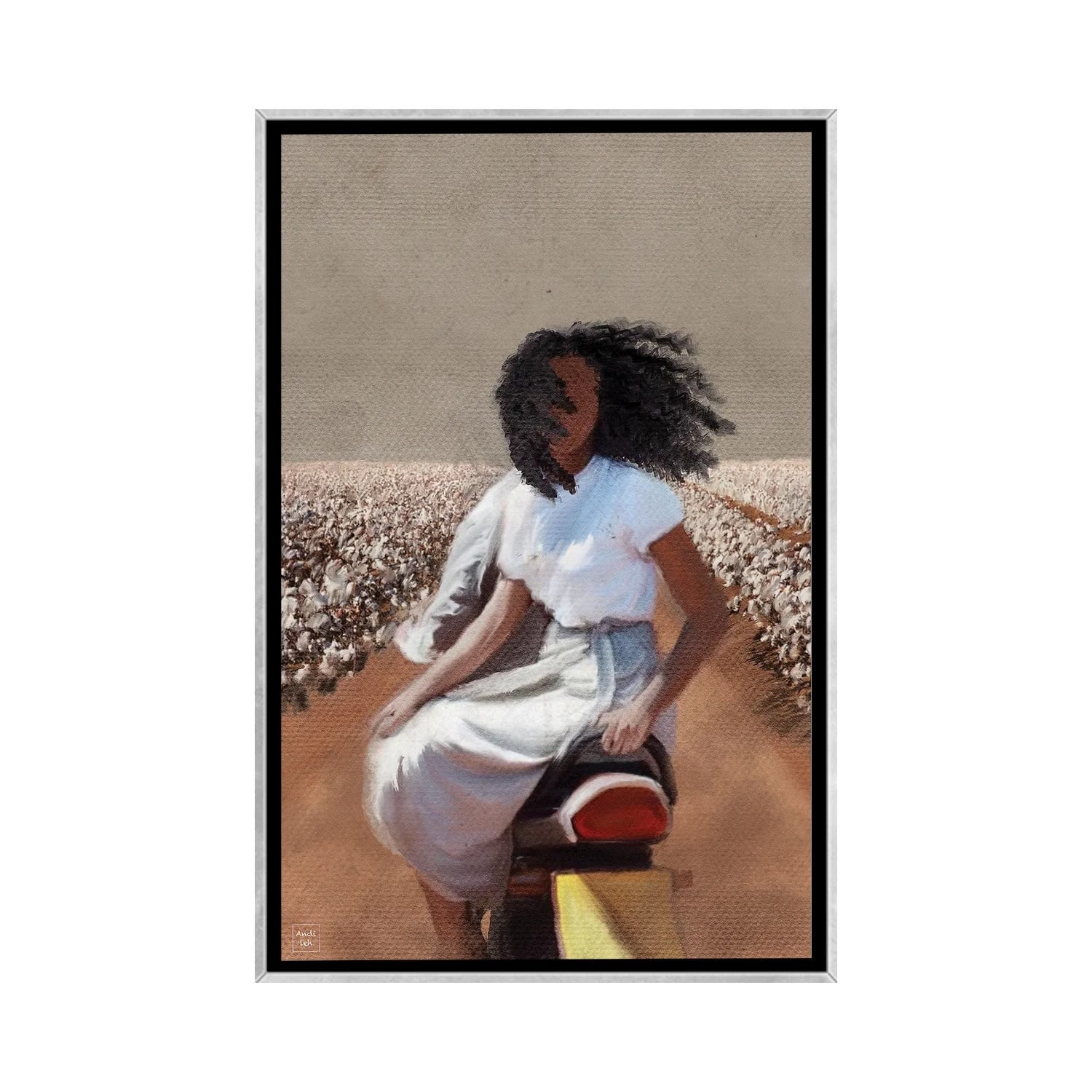 iCanvas "Free" by Andileh Framed