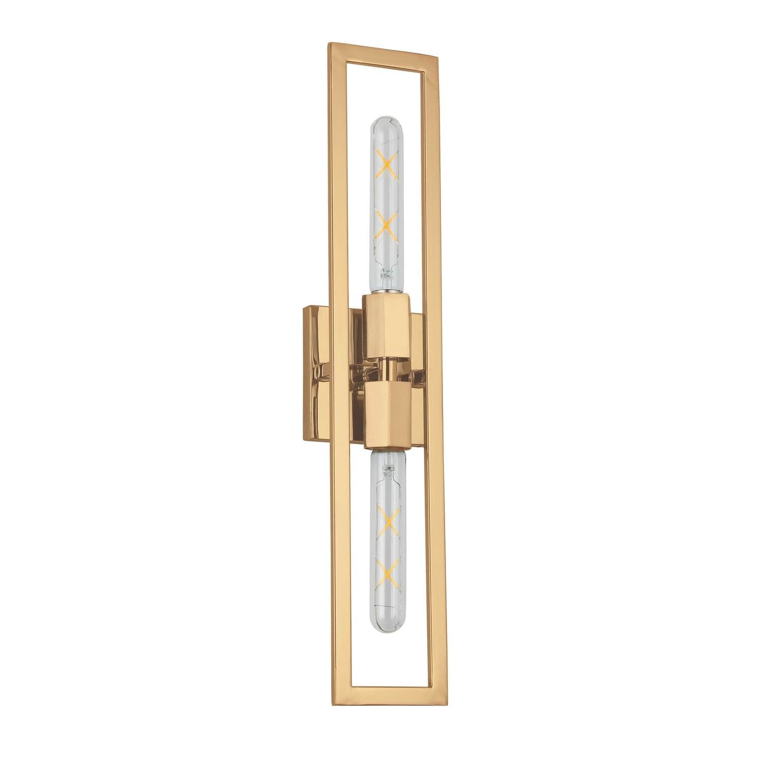 Wall Sconce Lighting 2 Light Aged Brass Wall Lamps for Bedroom Hallway