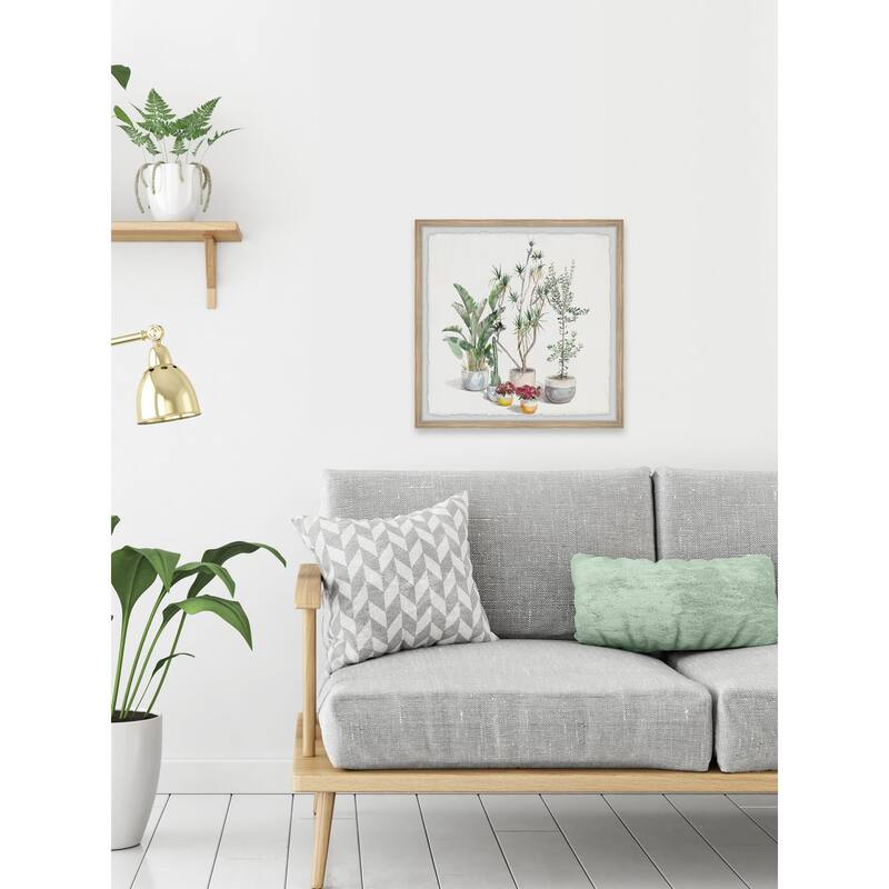 Tropical Flair Framed Wall Art, Elegant Home Touch - Sophisticated Artwork for Refined Décor