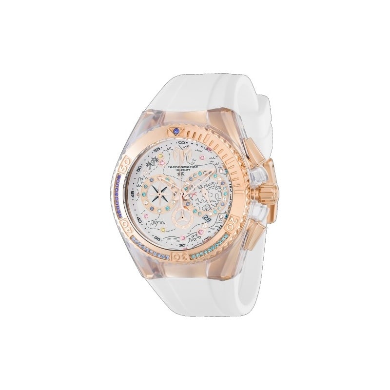 Technomarine Women's TM-119022 Cruise Quartz White Dial Watch - Mother of Pearl